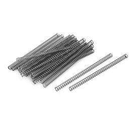 sourcingmap 0.4mmx3mmx50mm 304 Stainless Steel Compression Springs Silver Tone 20pcs
