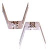 2 x BBQ Rotisserie Stainless Steel Spit Hooks / Forks