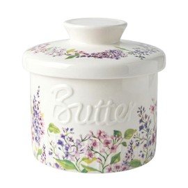 Butter Crock For Counter With Water line, French Butter Keeper for counter