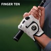 Men's Golf Gloves, Set of 2, Combination of Natural Leather