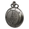SIMAOTE Vintage Pocket Watch, Gravity Falls - Bill Cipher Pocket Watch with Chain for Men Women