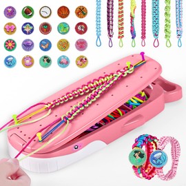 Euclidean Cube Make Your Own Friendship Bracelet, Whale Shaped DIY Jewellery Craft Sets Craft for Girls Aged 8-12, Bracelets Make Your Own Children's Craft Sets