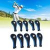 10Pcs Golf Club Head Cover Neoprene Golf Head Cover for