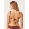 CALZEDONIA Woman's Push Up Swimsuit Top Metallic Skin in Brown,