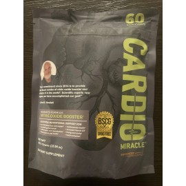 Cardio Miracle 60 Servings Complete Nitric Oxide Exp 1/2027 - New/Sealed!