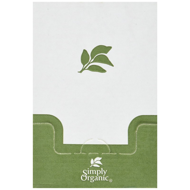 Simply Organic mezcla de condimentos de chile suave, orgánico, paquetes