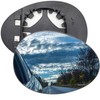 AUTOXBERT Mirror Glass Replacement Passenger Right Side Mirror Heated with