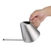 900ml Stainless Steel Watering Can Brushed Garden Planting Indoor Outdoor