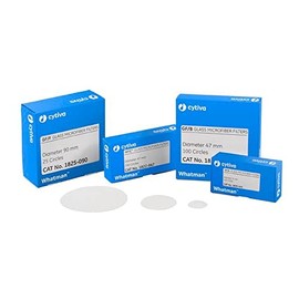 Whatman 1820-070 Glass Microfiber Binder Free Filter, 1.6 Micron, 4.3 s/100mL Flow Rate, Grade GF/A, 7.0cm Diameter (Pack of 100)