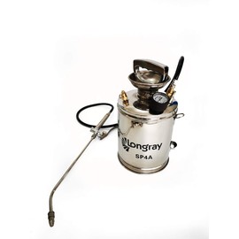 Longray SP4A Stainless Steel Sprayer, 1 Gallon, Metallic