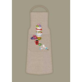 Le Bonheur des Dames Cross Stitch Kit White