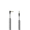 Hama Coiled Cable Jack 3.5mm 90°/conn Male Stereo 0.75m