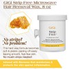 GiGi Strip Free Microwave Formula Hair Removal Wax, 8 oz