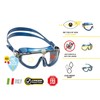 Cressi Unisex's Skylight - anteojos de natación, color azul Nery/negro,