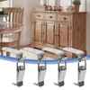 4 Pack 90 Degree Hook Lock Bolt, Toggle Latch with