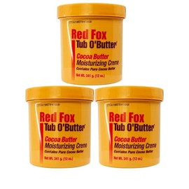 Red Fox Tub O' Butter Cocoa, Moisturizing Creme 10.5 oz by Red Fox