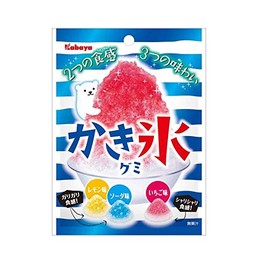Kabaya Foods Shaved Ice Gummy, 2.0 oz (55 g) x 10 Bags