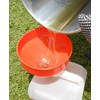 King Kooker 8" Plastic Cooking Oil Funnel with Attached Reusable