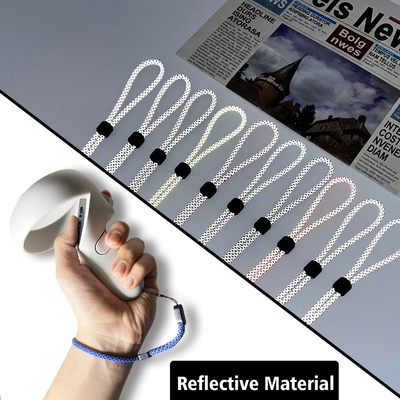 Improved Replacement Reflective Wrist Straps for Oculus Quest 2 Gen