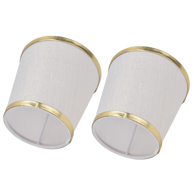 2PCS Fabric Lampshade European Style Lamp Shade for E14 Screw