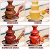 IEBIYO Chocolate Fondue Fountain with 6 Dipping Forks 3 Tiers