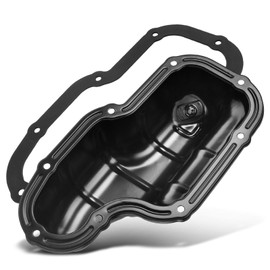 A-Premium Lower Engine Oil Pan Sump with Drain Plug & Gasket Compatible with Nissan Armada 2005-2015, Pathfinder 2008-2012, Titan 2004-2015, V8 5.6L
