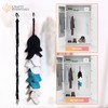 Baseball Cap Organizer - Hanging Hat Rack with 16 Stainless-Steel