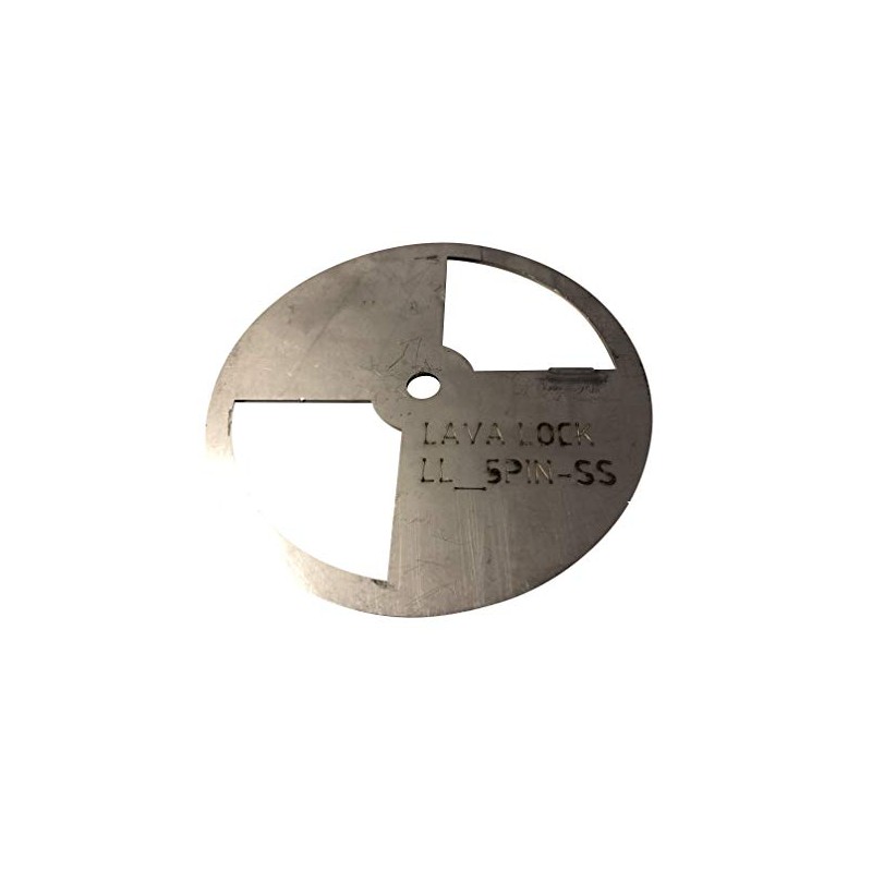 LavaLock® Stainless Steel Smoker Pinwheel BBQ fire Box Cook Chamber