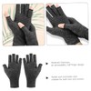 Generic 1 Pair Half Finger Workout Gloves for Men Breathable