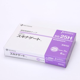 Nichiban Skinagate, Small Pack, 1.0 inches (25 mm x 7 m), SG25, Hypoallergenic, Skin-friendly, Rash Resistant