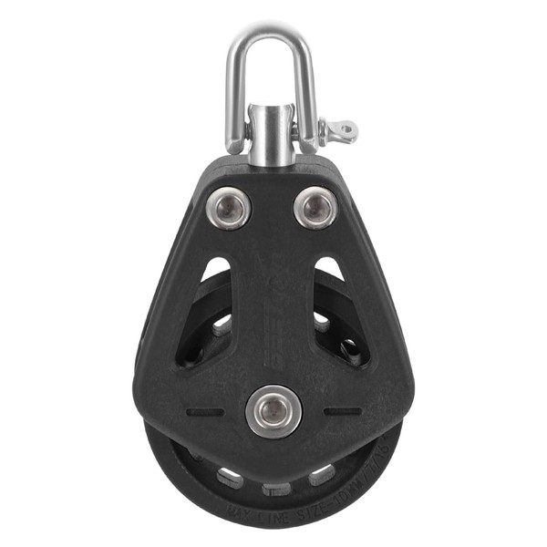 VILLCASE Sailing Pulley Blocks, Nylon Sailboat Pulley Stainless Steel Pulling