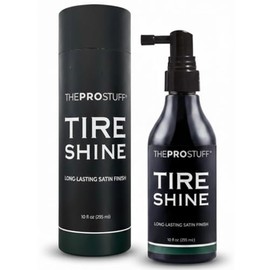 The Pro Stuff® Tire Shine - Satin Tire Dressing for Deep Black Finish | No Sling, Quick Drying, Solvent-Free | Car Tire Shine for Enthusiasts