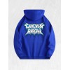 Screaming Drip Graphic Hoodie 100% Cotton US Warehouse 7 ColorsColor: