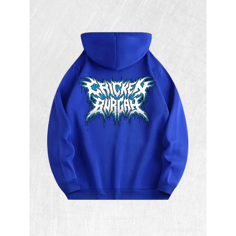 Screaming Drip Graphic Hoodie 100% Cotton US Warehouse 7 ColorsColor: