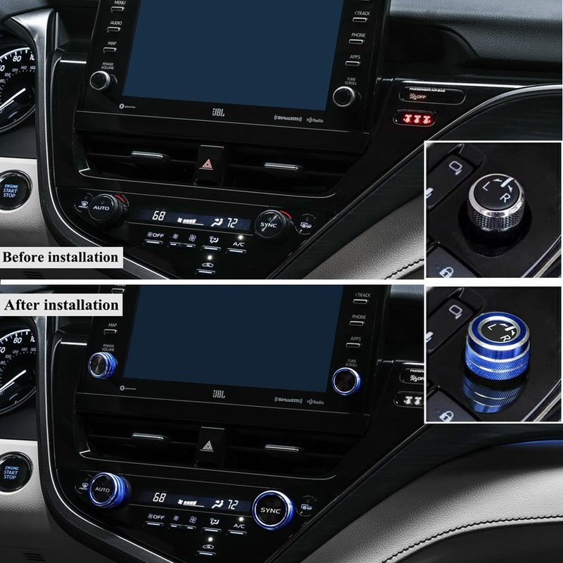 Thor-Ind 5pcs Center Console AC Air Conditioning Radio Audio Function