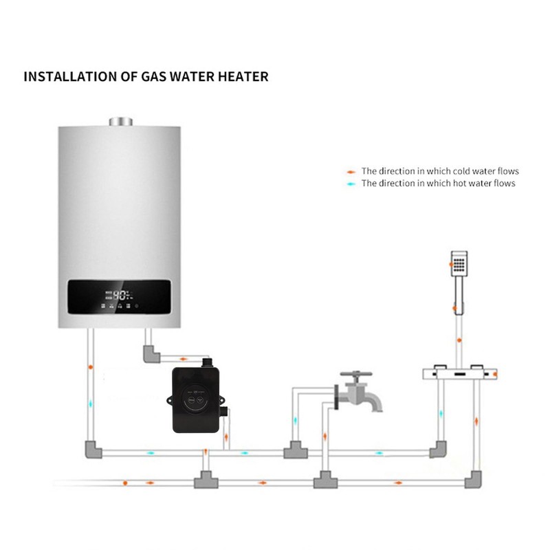 Water Pressure Booster Pump, 24V Portable Automatic Booster Pump, 100W