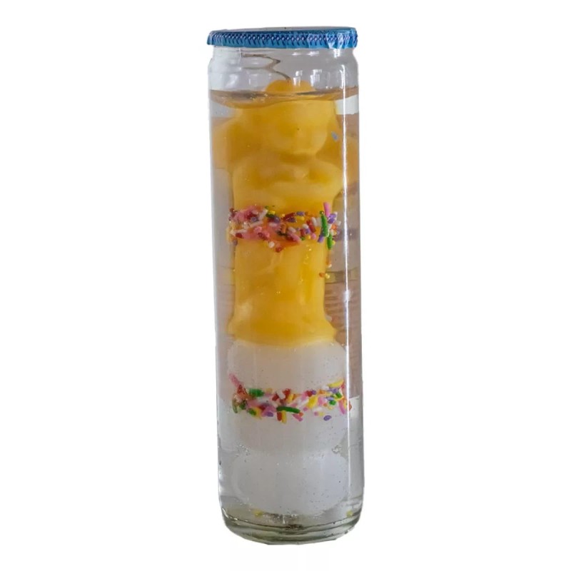 CEB 4 Veladoras Arcangel Uriel De Gel Prep