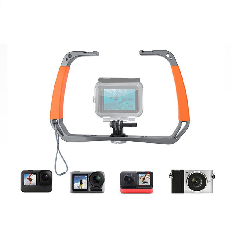 TELESIN Diving Camera Rig Stabilizer Handheld Waterproof Underwater Camera Stabilizer
