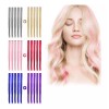 jianming Extensiones Cabello Sinteticas 10 Piezas Colores Fantasía