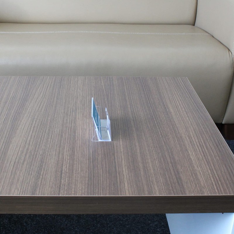 ogoPLUS Business Card Stand Landscape Format Transparent / Business Card