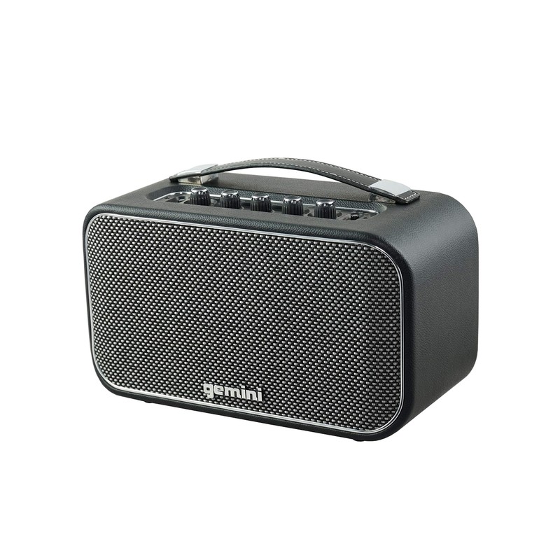 Gemini GTR300 Portable BTTERY Powered BLU SPK,Black