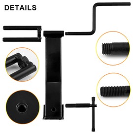 MotorbyMotor Winch Straps Winder, Roll-up Flatbed Trailer Winch Straps up to 2" 3" 4" Ratchet Tie Down Strap Webbing Winder, Used in Trailers, Trucks, Warehouses, Docks, Vans