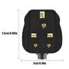 UK Plugs with 13 AMP Fused, 3 pin Mains Plug