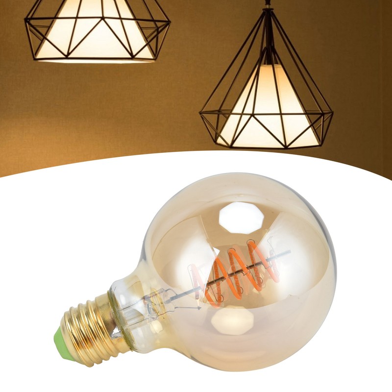 LED Bulb Vintage Flexible Filament Bulb E27 Lamp Holder 4W