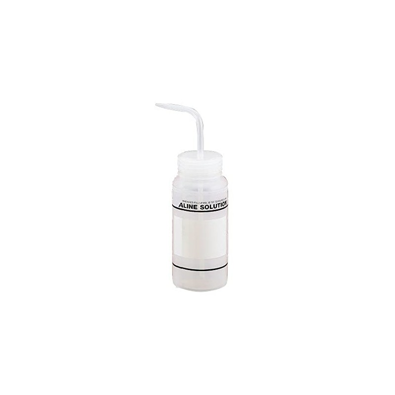 As One 11646-0617 Wash Bottle with Label, 1-8542-07 Physiological Salt