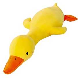 Duck Plush Pillow Stuffed Animal Toy, Cute Giant Goose Plush Duck Stuffed Animal,Super Soft Hugging Pillow for Kids Bedding (Yellow,25.5 in)