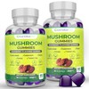Essentialife Mushroom Gummies Lions Mane Supplement Mushroom Supplement with Lions