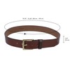 Gusti Jori Simple Leather Belt with Golden Buckle Accessories Women's