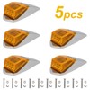 DUNTUO 34LED Amber Cab Marker Light 5pcs Top Roof Running