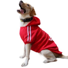 Eastlion Dog Warm Hoodies Coat Clothes Jumper Pet Puppy T-Shirt Red 8XL